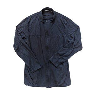 Travis Mathew Sweater Men's XL Newport Black Full Zip mock neck